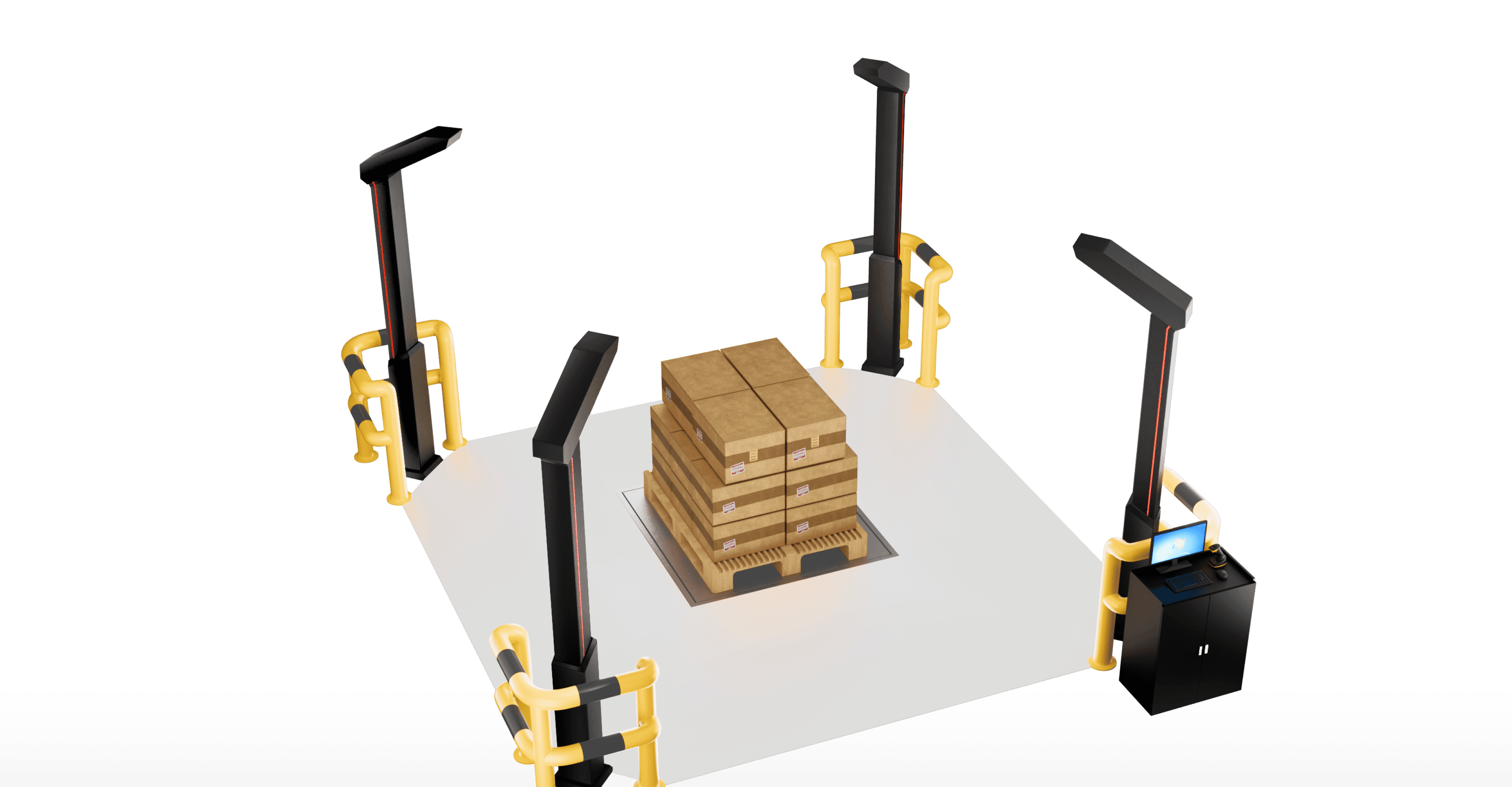 墨家科技-DWS M2000-超大尺寸体积测量称重扫码机