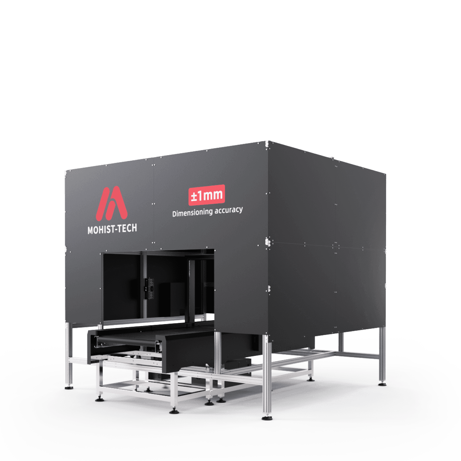 5-sided barcode scanner could be applied to M800 Pro or your DWS system. This scanner will be able to automatically scan 5 sides of a parcel item.