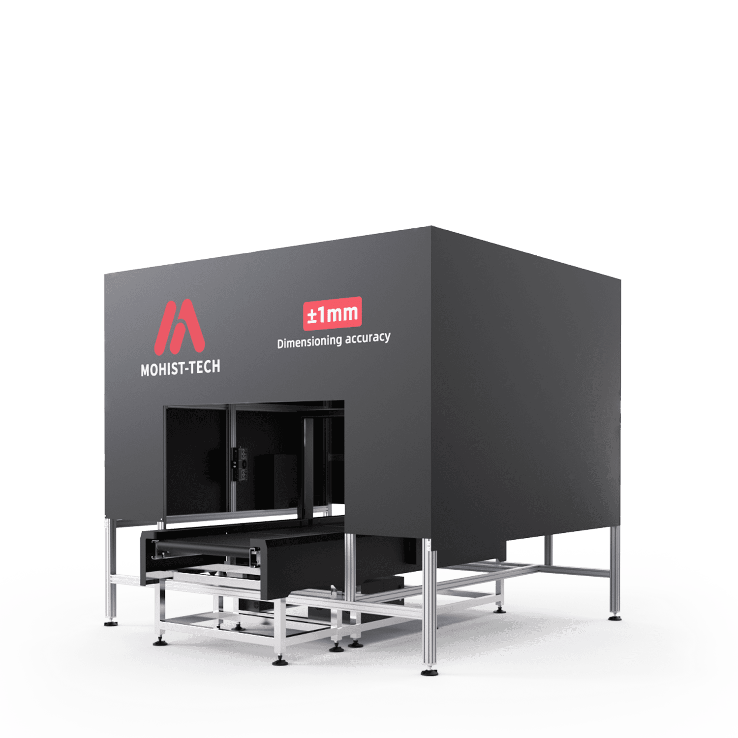 5-sided barcode scanner could be applied to M800 Pro or your DWS system. This scanner will be able to automatically scan 5 sides of a parcel item.